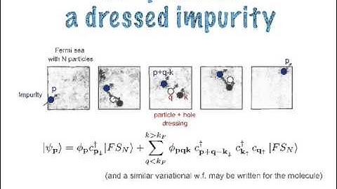 INT 14-1: Pietro Massignan, Dressed Impurities in an Ideal Fermi Gas