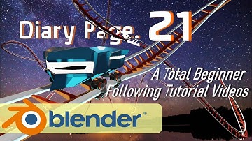 [Blender] RollerCoaster - A Total Beginner Follows YouTube Tutorial Videos -21-
