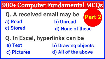 900+ Computer Fundamental MCQ Questions and Answers Part - 2