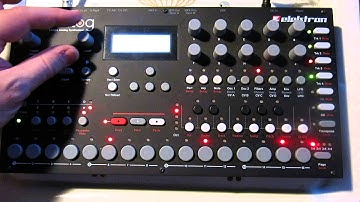 Simple Synth Pattern for the Elektron Analog Four Synthesizer, Part 1