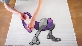 Perler Beads Pokémon: MEWTWO!