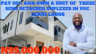 VGC Lekki Lagos: Inside a ₦95M Affordable Semi Detached Duplex #lagosrealestate #realestateinvesting