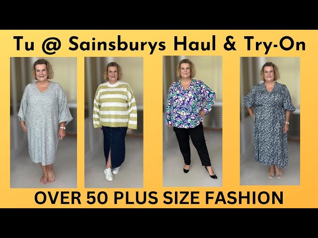 Tu @ Sainsburys Haul & Try On - Over 50 Plus Size Fashion - Late Summer  2023 