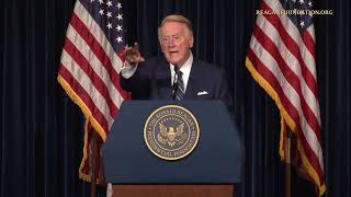 Vin Scully's speech at the Ronald Reagan Library