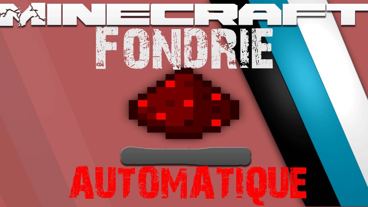 Minecraft RedStone - Fondrie Automatique - YouTube