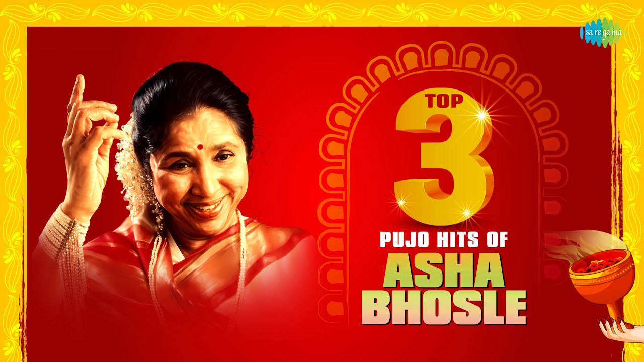 Top 3 Pujo Hits Of Asha Bhosle  Mohuay Jomechhe Aaj  Jete Dao Amay  Phule Gandha Nei