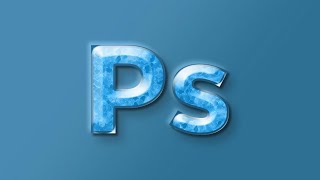 Crystal Text Effect in Photoshop with Layer Style [ Bebel & Emboss, Contour, stroke & Shadow ]