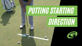 Are you starting your putt on the right line?