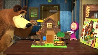 NEW Construction Set with Masha – Build the Bear’s House screenshot 3