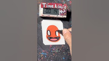 【ASMR】Drawing Charmander in 40 Sec