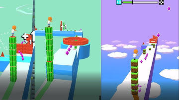 Cube Stacker Surfer 3D - Run Free Cube Jumper Game kids game play caross game