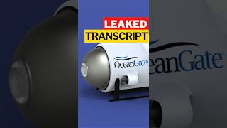 LEAKED Titan Sub Transcript. #submersible #titanic #titan #leaked #facts #submarine #transcript