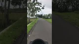 Pov Motorcycle Sawah Desa Nature Yogyakarta Indonesia 24 Dec 2022 shorts short youtube