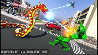 Anaconda Robot Car Transform - Robot Game - Android GamePlay | Walk through a Game screenshot 5