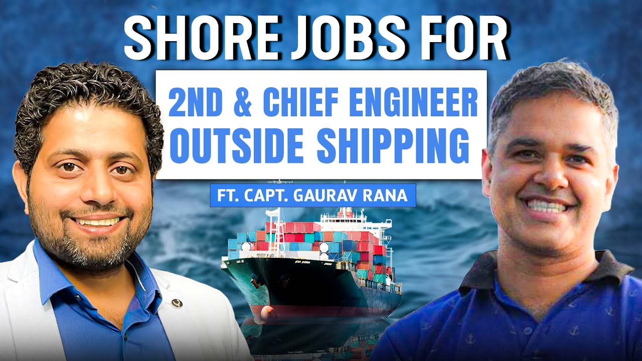 What are the shore job opportunities for 2nd Engineer & Chief Engineer outside core shipping?