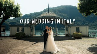 a peek at our private romantic Lake Como villa wedding (finally! :))