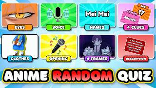Anime Random Quiz 🔥 8 Different Quizzes in One Video ⚡ Can You Pass the Ultimate Challenge? screenshot 3