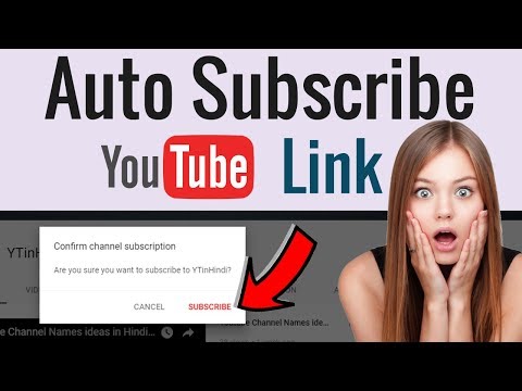 How to Make Subscribe link for Youtube Channel [Hindi]