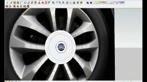 Google SketchUp: Modeling a Complex Wheel
