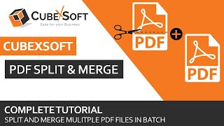 How to Split & Merge PDF Files in Batch | CubexSoft PDF Split & Merge Tool screenshot 4