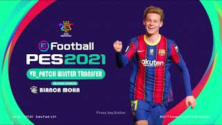 PES 2021 ON PS3 UPDATE WINTER | VR PATCH