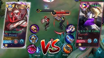 THIS REVAMP ITEM BUILD IS TOO TANKY FOR DYRROTH TO HANDLE! | YU ZHONG TUTORIAL - MLBB