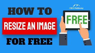 HOW TO RESIZE AN IMAGE FOR FREE- RESIZE AN IMAGE OR CROP AN IMAGE FOR FREE IN SECONDS 😀⭐⏱