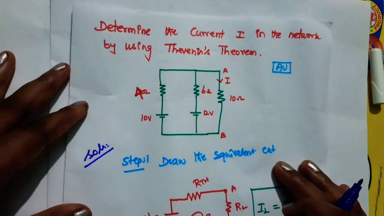 Thevenins Theorem problem | Anna University pervious year problem - YouTube