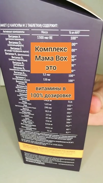 Витамины для кормящих мам/Как быстро восстановиться после родов - YouTube