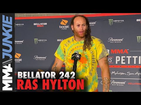 Ras Hylton emotional after win on 3 days&rsquo; notice | Bellator 242 post-fight interview