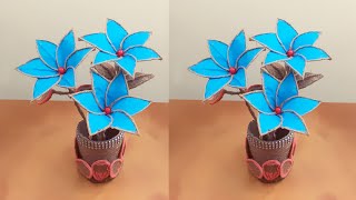 DIY Beautiful jute flower vase#05 | Home decorating ideas handmade#Dian Crafts