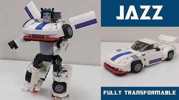 Lego Transformers Jazz - Fully Transformable! (by ZachAttack0092)