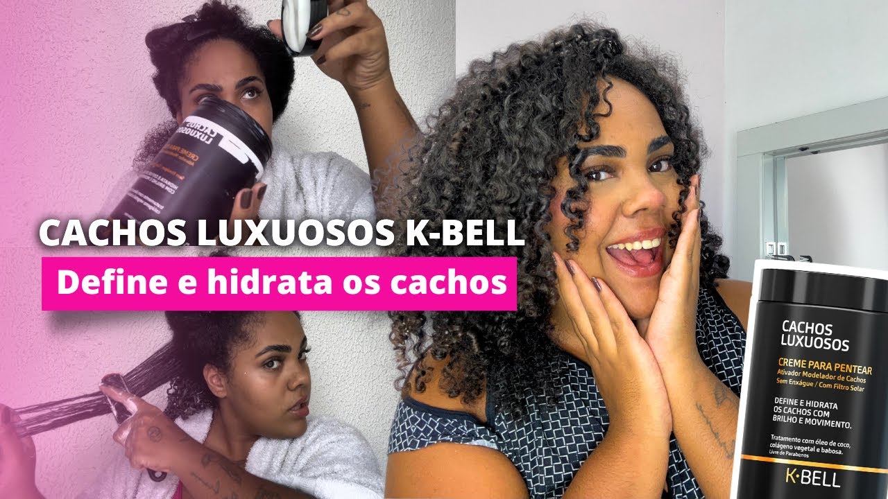 CACHOS LUXUOSO K BELL, Crespo com DEFINIÇÃO E VOLUME