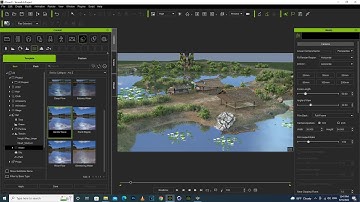 Iclone 8 create terrain for 3D scene