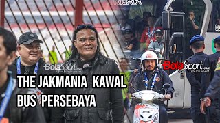 Bonek Wajib Lihat Momen Bus Persebaya Dikawal Suporter Persija The Jakmania Jelang Laga Liga 1 2023