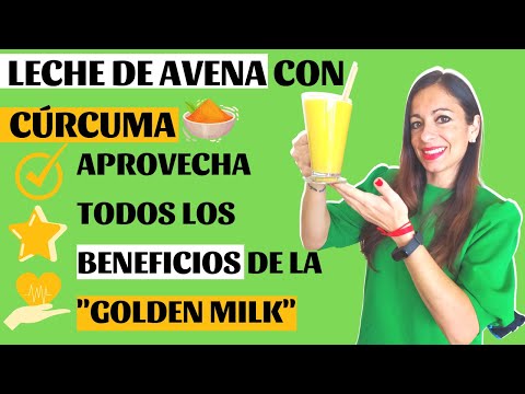 Cúrcuma latte de 40 Kcal - Receta fácil en la app Avena