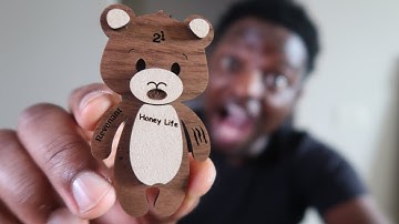 Laser Cut 3D Teddy Bear using Glowforge Basic