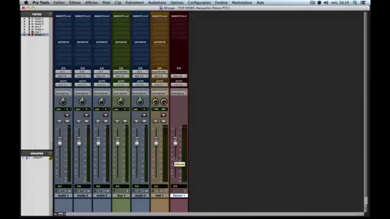 Créer de Nouvelles Pistes avec Pro Tools 11 - TOP DEMO - YouTube