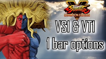 SFV Definitive Update Gill V-Skill 1 & V-Trigger 1 1 Bar Options