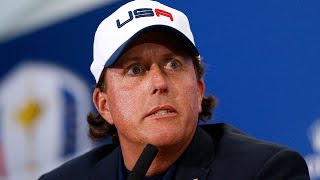 Mickelson, Watson Trade Barbs Over Strategy Following USA's Third Straight Ryder Cup Loss