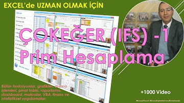 Excel ÇOKEĞER / IFS - 1 Prim Hesaplama