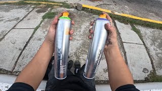 review montana  ultra wide spraypaint Graffiti tagging mission 18