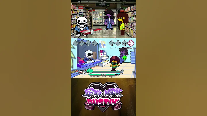 FNF: FRIDAY NIGHT DUSTIN' // Song "Batgain" // Vs Dusttale (Undertale) #shortvideo #shorts #short