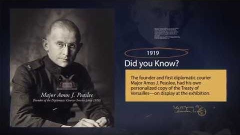 Diplomatic Courier Cenntinial  Factoid video
