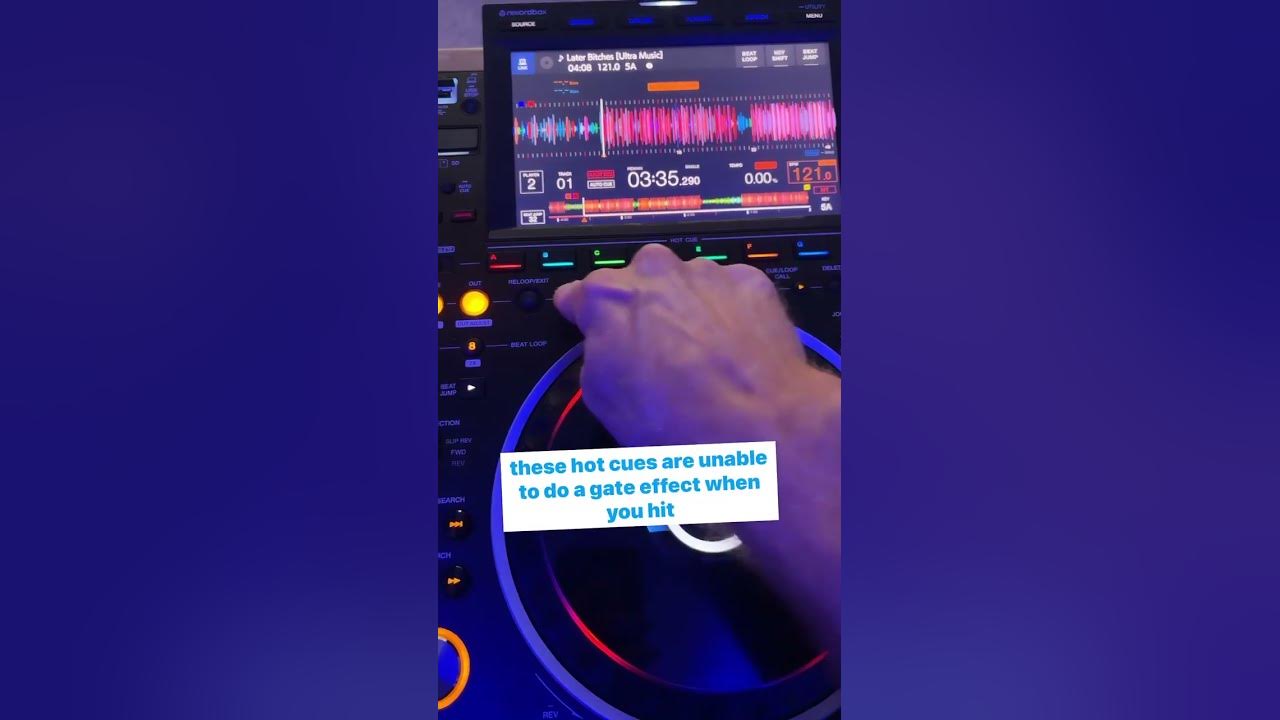 Gate mode on CDJ 3000! #shorts