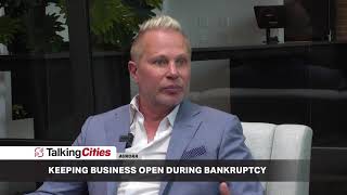 Are there ways for a business to stay open while going through the bankruptcy process?