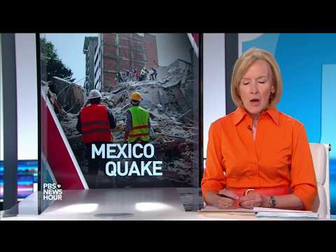 Rescue crews rush to search collapsed buildings after Mexico earthquake