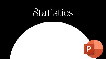 How to Create Power Point Presentation Template tutorial about statistics present template 308