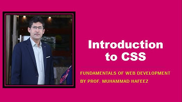 Introduction to Casscading Style Sheets (CSS) in Urdu/Hindi