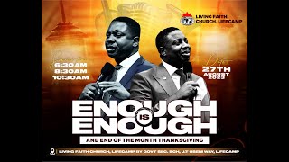 ENOUGH IS ENOUGH SERVICE | 3RD SERVICE | SUNDAY | 27-03-23 | LFC LIFECAMP | PST. ISAAC ABIOYE